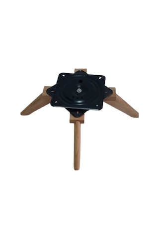 Kayın Berjer Ayağı Döner Tablalı