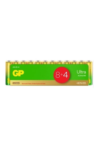 12'li Ultra Alkalin Aa Kalem Pil, Uzun Süreli