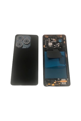 Tecno Spark 20 Pro Kj6 Kasa Arka Kapak Pil Kapağı Siyah