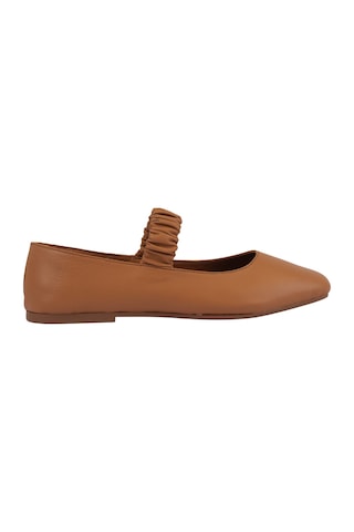 Napa Shoes Kadın Kare Burun Lastkli Bantlı Rahat Taban Babet Ayakkabı Napa-aes19214 165