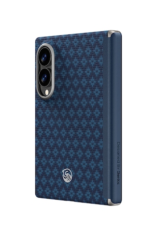 Galaxy Z Fold 8 Benks Armorair Armorgrid Grand Combo Üçlü Aksesuar Seti Karbon Kapak + Film Mavi