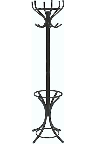 Teknor Askılık - Metal Askılık - Metal Ayaklı Askılık - Portmanto Siyah