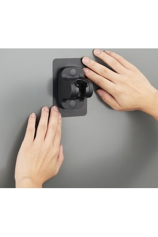 Siyah Yapışkanlı Duş Askısı 4401 Siyah