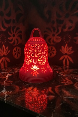 Oxyteez Dekoratif Tasarım Biblo Kırmızı Renk Reçine Tasarım Ev Ve Ofis Dekorasyonu