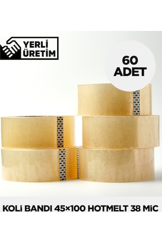 Koli Bandı 45 100 Hotmelt 38 Mic - 60 Adet 60
