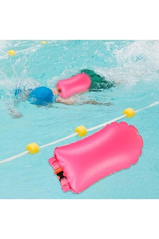 Ganzhoushop Suntek Şişme Kırmızı Havuz Yüzme Yürüyüş Göl Ve Deniz İçin Kırmızı