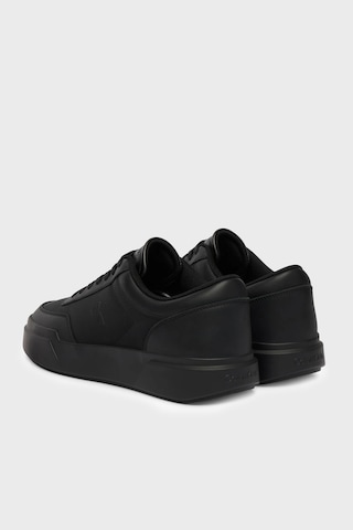 Calvin Klein Deri Logolu Sneaker Ayakkabı Hm0hm023260gj Erkek Ayakkabı Hm0hm02326 0gj Siyah