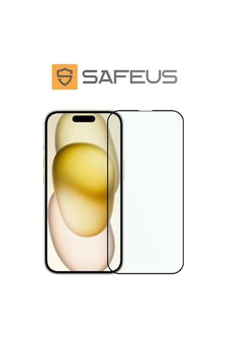 Tam Kaplayan Parmak İzi Bırakmayan Safir Ekran Koruyucu Cam, İphone 15 İle Uyumlu