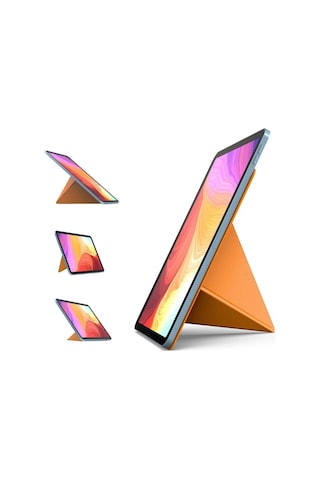 Novoo Rt10 Açı Ayarlı Katlanabilir 10" İnç Ve Üzeri İçin Ultra Slim Tablet Standı Turuncu
