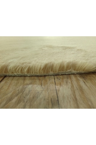 Balat Halı Dekoratif Kahverengi Peluş Yumuşak Yuvarlak-oval Halı Karışık, Çok Renkli