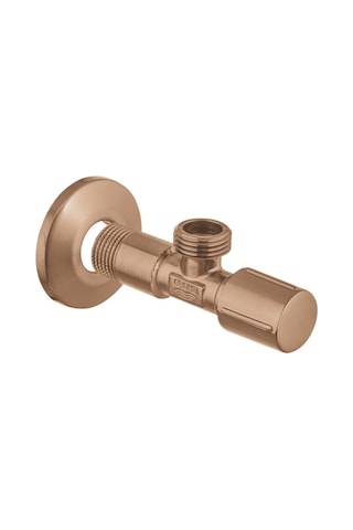 Grohe 1/2 Giriş 1/2 Çıkışlı - 22041DL1 Bakır Ara Musluk Bakır
