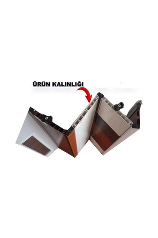 Sarpaş Akordiyon Kapı 120x181 Beyaz Camlı Çift Açılım Kalın Kapı Katlanır Akordeon Pvc Anahtar Kilitli