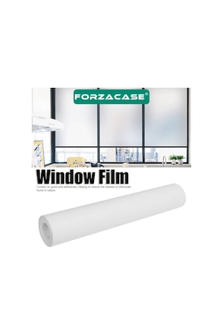 Forzacase İç Dış Pencere Banyo Duşakabin Uv Engelleyici Buzlu Cam Filmi 5 Metre X 60 Cm - Fc851