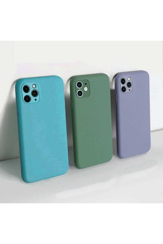 Apple Uyumlu iPhone Xs 5.8 Kılıf Zore Lsr Lansman Kapak Light Green