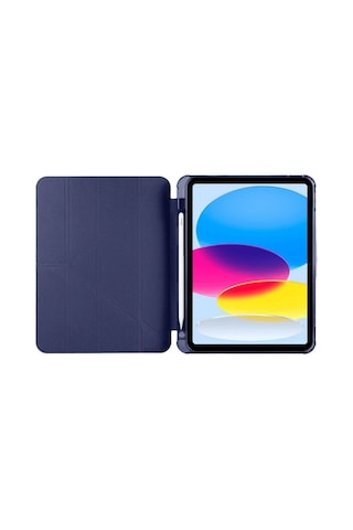 Bşkvirgo İpad 2025 10.9 10.nesil A16 Kılıf Kalemlikli Mars Tablet Kılıfı - Lacivert Bsk2026