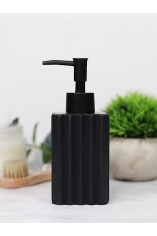 Denezo Seramik Sıvı Sabunluk, Banyo Dağıtıcısı 211382805 Siyah
