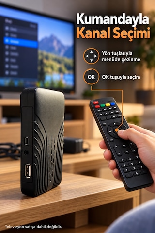 Hdmı Ve Av Bağlantılı Hd Uydu Alıcısı Tkndy-bsva4969