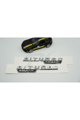 Biturbo 4Matic Çamurluk Yanı Logo Amblem