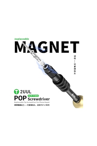 2uul Sd87 Pop Değiştirilebilir Uçlu Apple Uyumlu iPhone 17 Serisi Tornavida