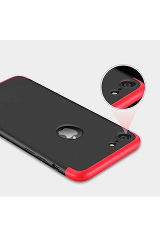 Apple Uyumlu iPhone 8 Kılıf Zore Ays Kapak-Siyah