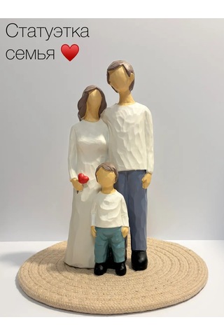 Eandk Dekor Ve İç Mekan İçin "aile" Heykelciği 447254881