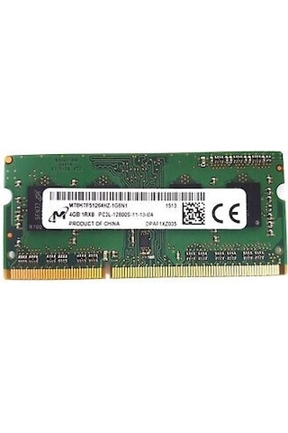 Micron MT8KTF51264HZ-1G6N1 4 GB DDR3L-1600 SODIMM PC3-12800 1.35V NOTEBOOK Ram