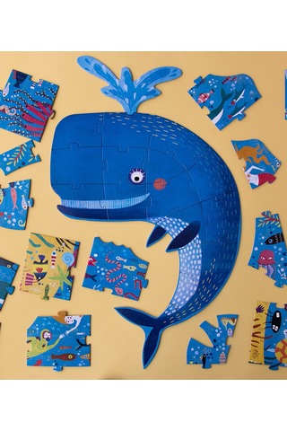 Londji My Big Blue Puzzle Canlı Renkler