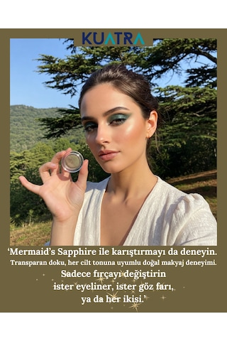 Kuatra Cedarwood Pearl Krem Far Yeşil