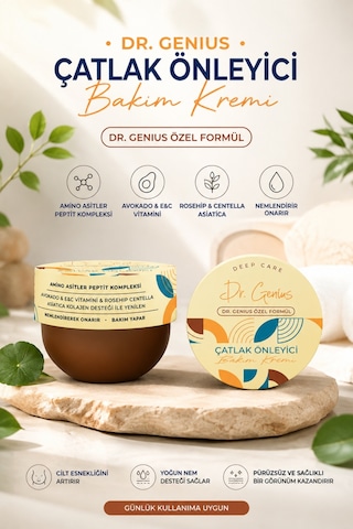 Deep Care Çatlak Önleyici & Onarıcı & Nemlendirici Bakım Kremi - 220ml