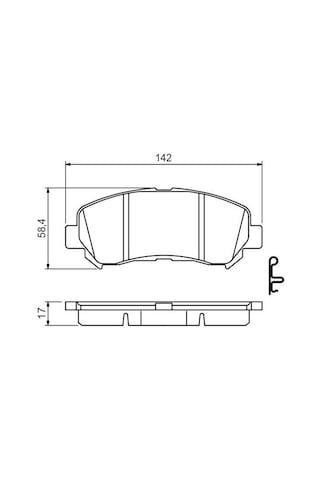 Bosch Bosch Nissan Qashqai 1.6 1999-2013 Fren Ön Balatası