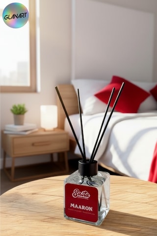 Sasta 100 Ml Saten Çubuklu Bambu Ortam Kokusu Yatak Odası Maaron Çiçek - Meyve