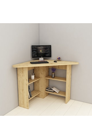 Arnetti Köşe Çalışma Masası Corner Ofis Masası Safirmeşe