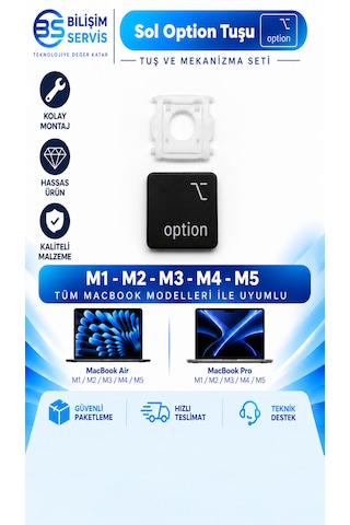 Apple Uyumlu Macbook Pro & Air M1-m2-m3-m4-m5 Yedek Rakam Ve Özel Sembol Tuş + Mekanizma / Sol Option Tuşu Apple Uyumlu Macbook Pro & Air M1-m2-m3-m4-m5 Yedek Rakam Ve Özel Sembol Tuş + Mekanizma / Sol Option Tuşu