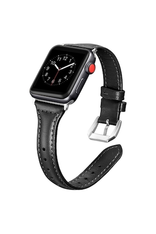 Watch 42mm Uyumlu Krd-28 Deri Bsay Kordon-kahverengi