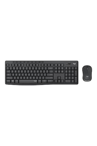 Logitech MK295 Kablosuz Klavye Mouse Set Siyah