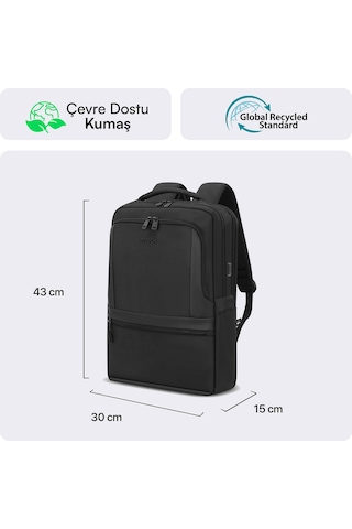 Mack Mce-1212 16 Offıce Pro-3 Eco Notebook Sırt Çantası Siyah