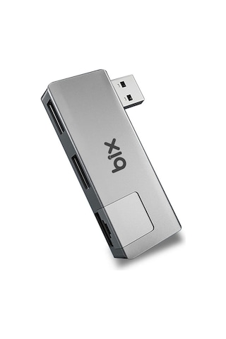 Bix BX22HB 5Gbps USB to USB 3.2 / USB 2.0 RJ45 Gigabit Ethernet Dönüştürücü Adaptör