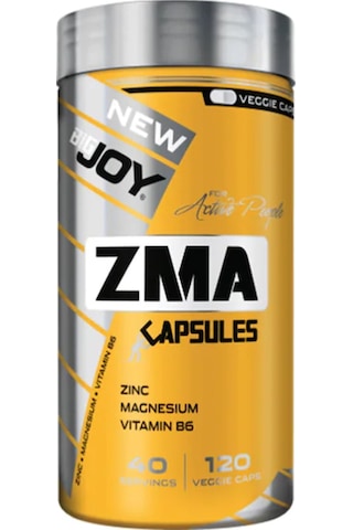 Bigjoy Sports Zma Magnezyum Çinko B6 Vitamin İçeriği 120 Kapsül