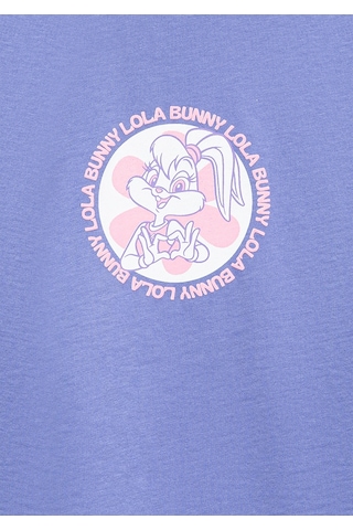Mavi - Lola Bunny Baskılı Mor Tişört 7610416-70662 Mor