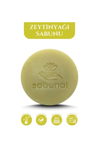 Sabunal Zeytinyağı Sabunu 4 Adet - Soğuk Pres Doğal Sızma Zeytinyağı Hamam Sabunu
