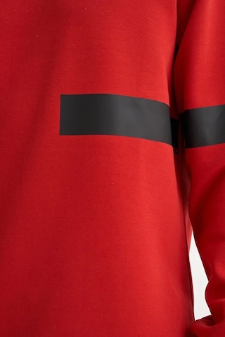 Cazador Dynamic Regular Fit Pamuk Karışımlı Scuba Sweatshirt Kırmızı