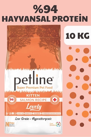 Petline Lovely Kitten Somonlu Yavru Kedi Maması 2 x 10 KG