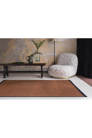 Jassrug Saçaklı Dokuma Kilim 120x180 Ginger