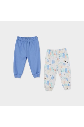 Çimpa Panolino 2'li Bebek Pantolonu 20732 Ekru-Mavi