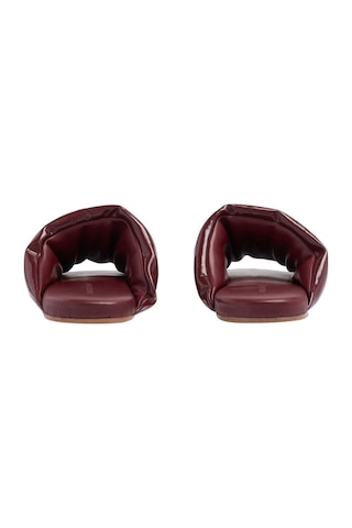 Bottega Veneta Konforlu Şık Terlik - Bordo 091 Sıyah