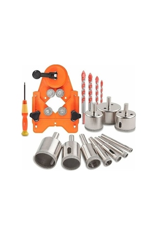 Novahub Elmas Matkap Ucu Seti - 16 Parça Seramik, Cam, Mermer Delme Takımı İle Hassas Delik Açma 10 Boyut