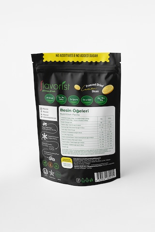 Dondurularak Kurutulmuş Limon Dilimleri 20 Gram 2'li Paket