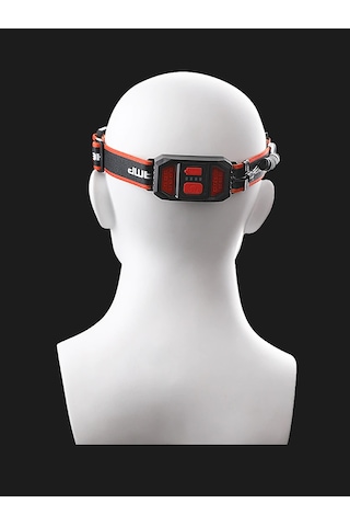 Cob Yüksek Işıklı Led Far Usb Şarjlı Kafa Lambası Siyah