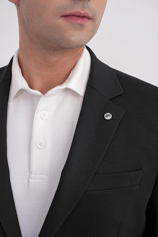 Efor Comfort Fit Mono Yaka Torba Cep Esnek Yünlü Siyah Spor Takım Elbise Tk 931 Siyah