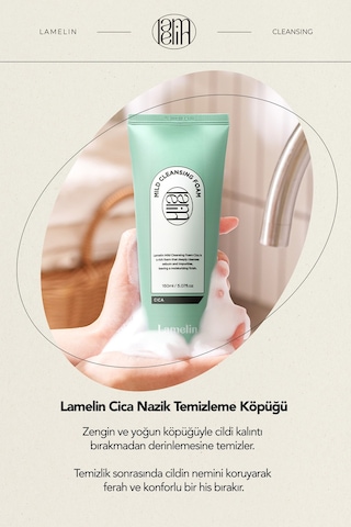 Centella Asiatica İçeren Yatıştırıcı Yenileyici Temizleme Köpüğü Mıld Cleansıng Foam 150 Ml